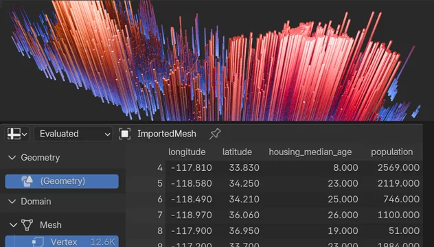 CSV Importer preview