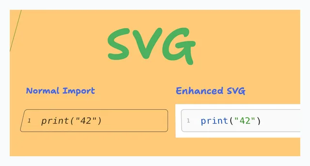 Enhanced SVG preview