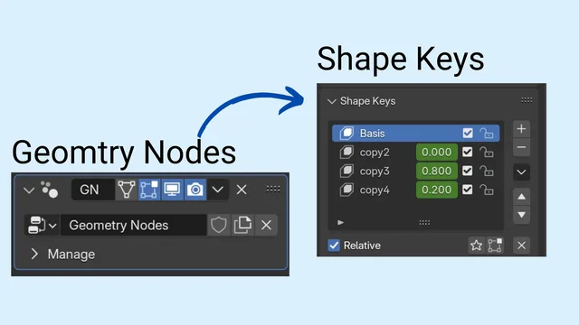 Geonode To Shapekey preview
